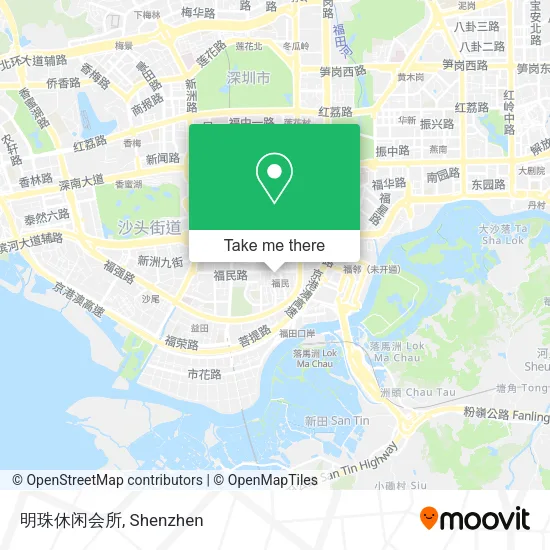 明珠休闲会所 map