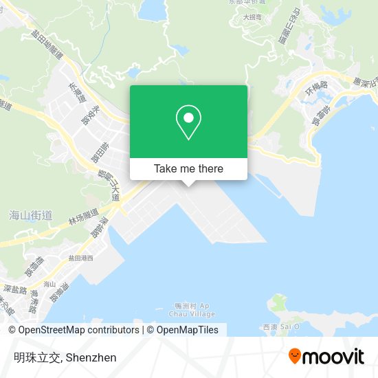 明珠立交 map