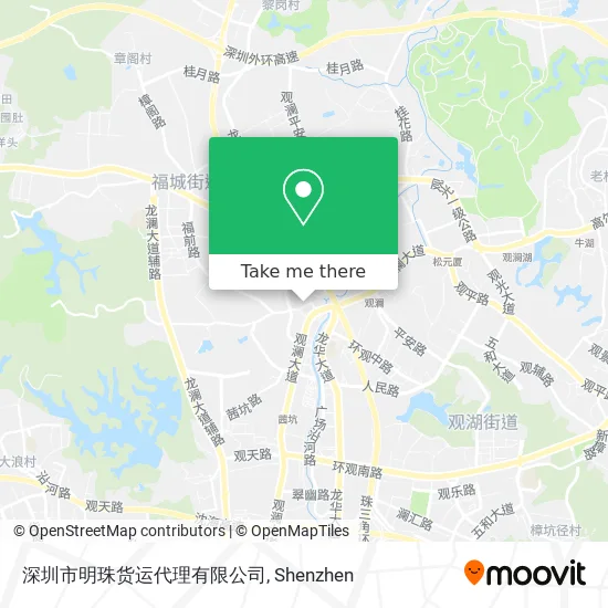 深圳市明珠货运代理有限公司 map