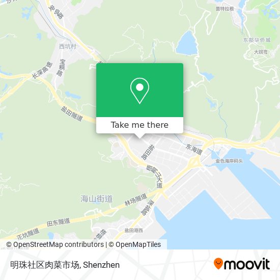 明珠社区肉菜市场 map
