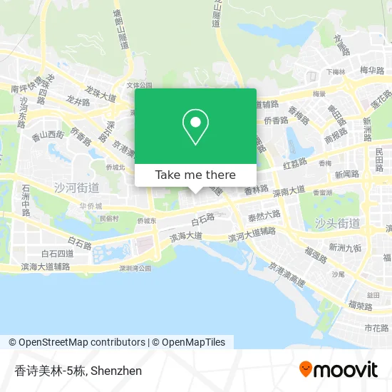 香诗美林-5栋 map