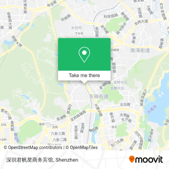 深圳君帆星商务宾馆 map