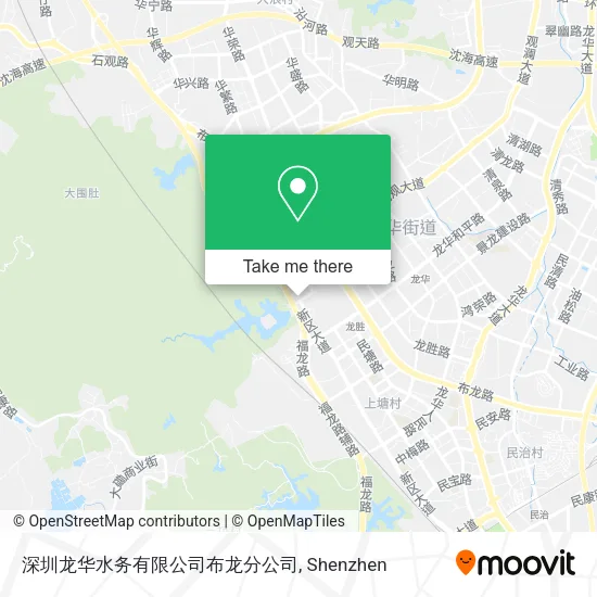 深圳龙华水务有限公司布龙分公司 map