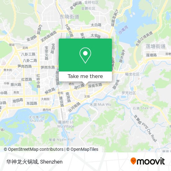 华神龙火锅城 map