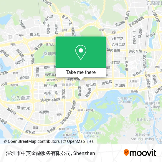 深圳市中英金融服务有限公司 map