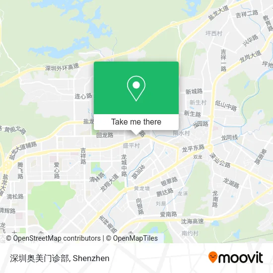 深圳奥美门诊部 map