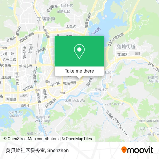 黄贝岭社区警务室 map