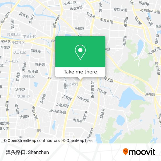 潭头路口 map