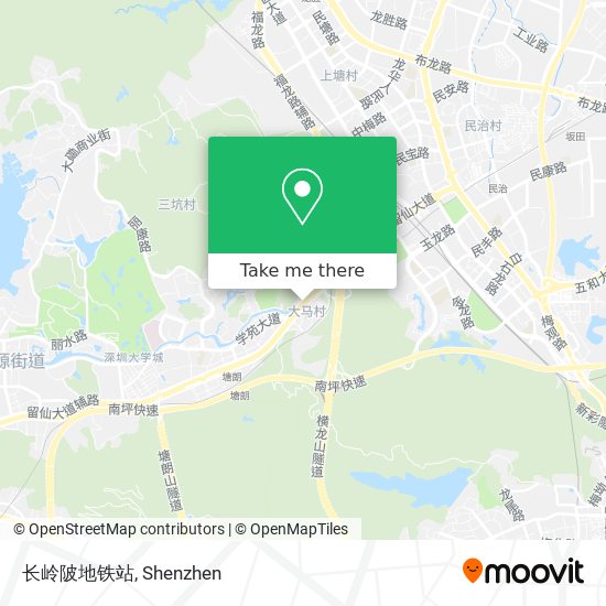 长岭陂地铁站 map