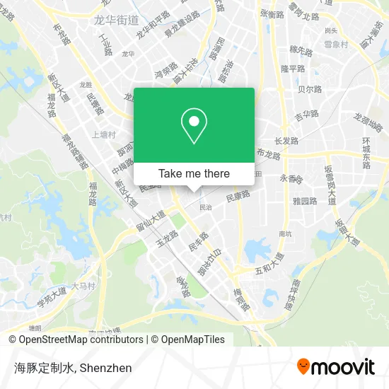 海豚定制水 map
