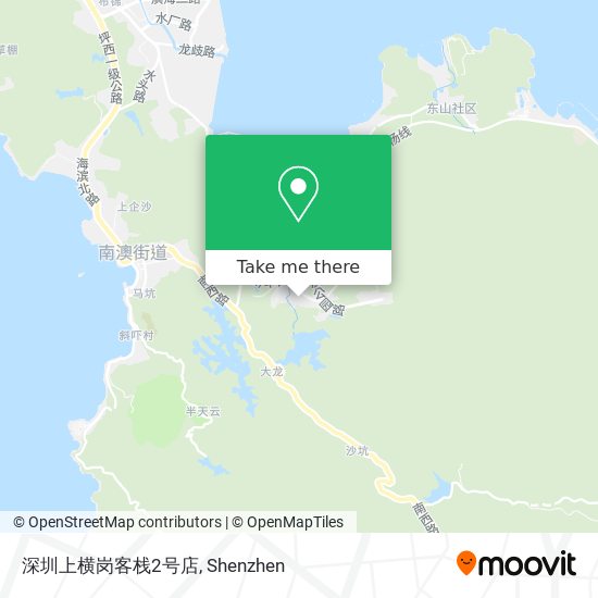 深圳上横岗客栈2号店 map