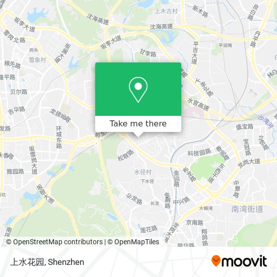 上水花园 map