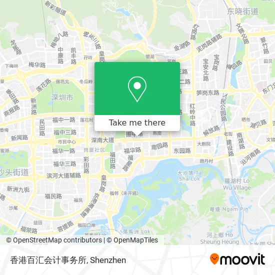 香港百汇会计事务所 map