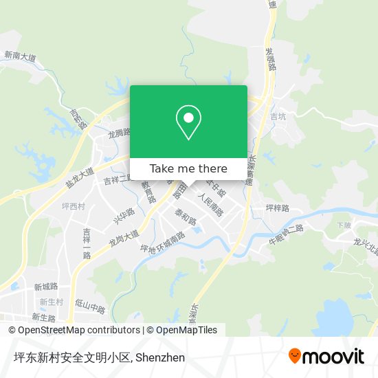 坪东新村安全文明小区 map