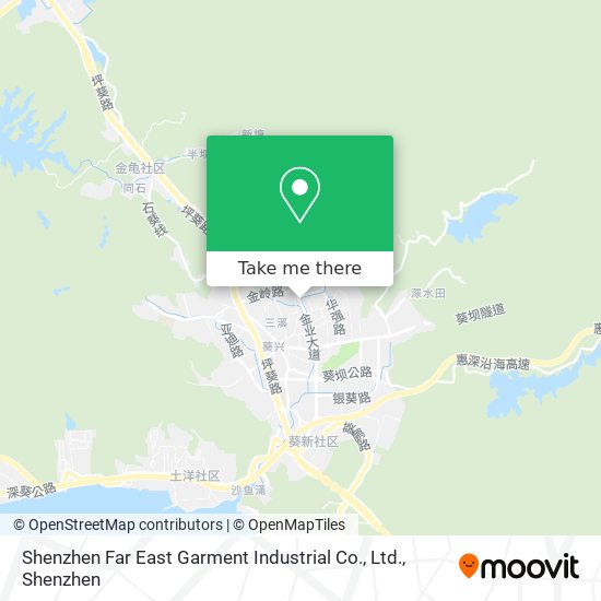 Shenzhen Far East Garment Industrial Co., Ltd. map