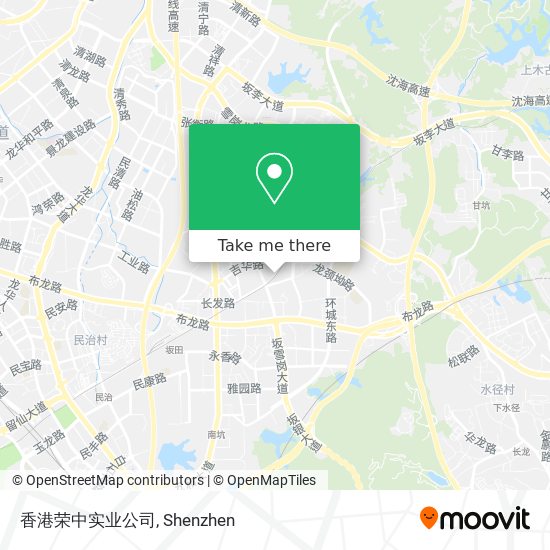 香港荣中实业公司 map