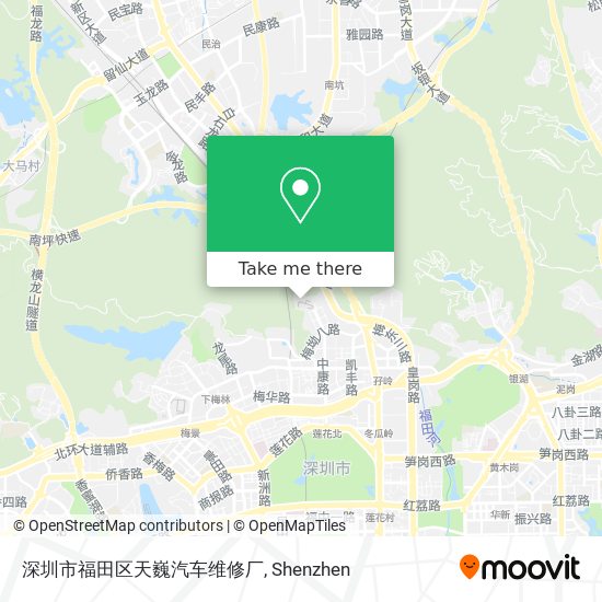 深圳市福田区天巍汽车维修厂 map