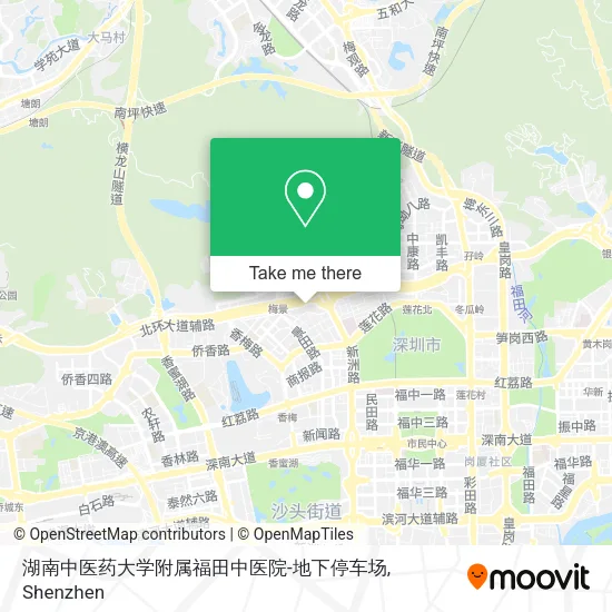 湖南中医药大学附属福田中医院-地下停车场 map