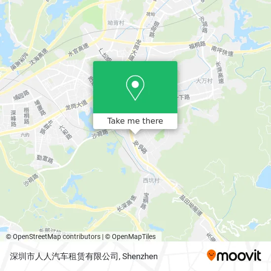 深圳市人人汽车租赁有限公司 map