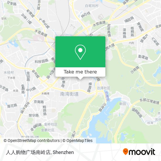 人人购物广场南岭店 map