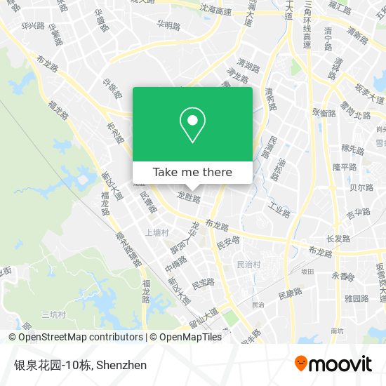 银泉花园-10栋 map