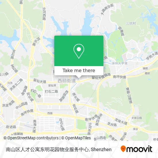 南山区人才公寓东明花园物业服务中心 map