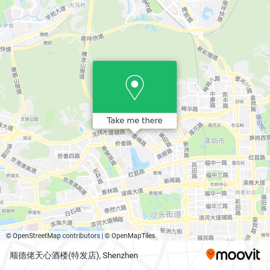 顺德佬天心酒楼(特发店) map