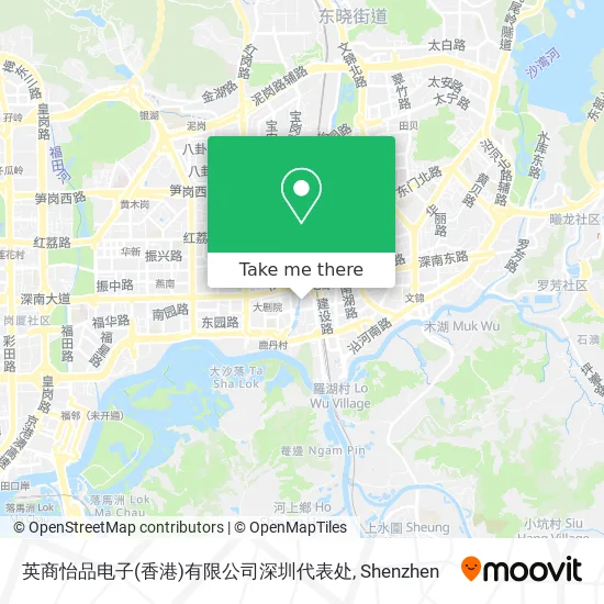 英商怡品电子(香港)有限公司深圳代表处 map