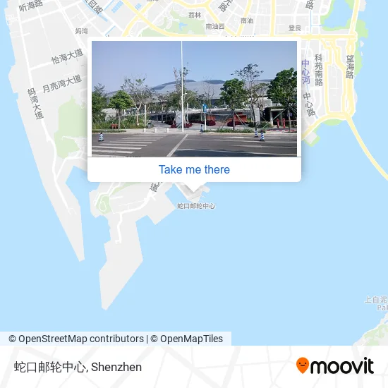 蛇口邮轮中心 map