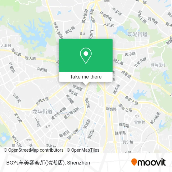 BG汽车美容会所(清湖店) map