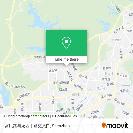富民路与龙西中路交叉口 map
