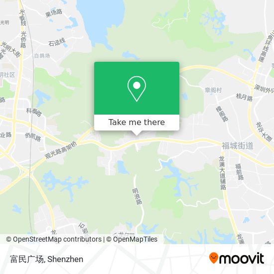 富民广场 map