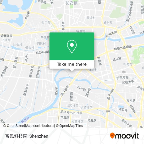 富民科技园 map