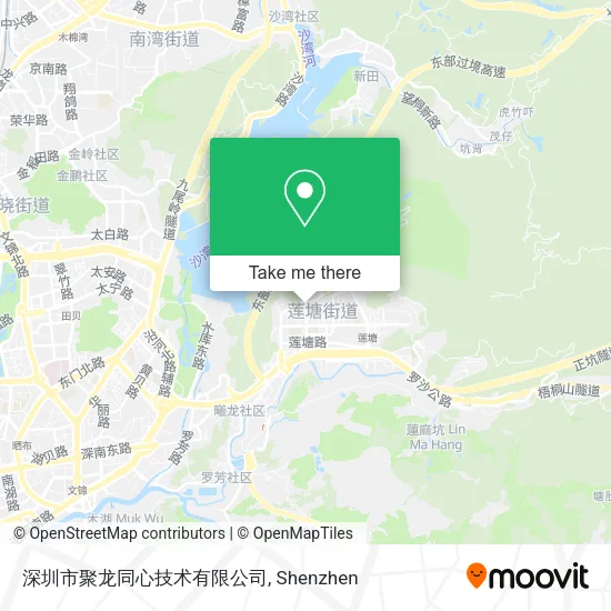 深圳市聚龙同心技术有限公司 map