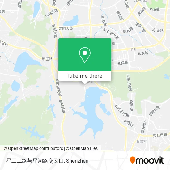星工二路与星湖路交叉口 map