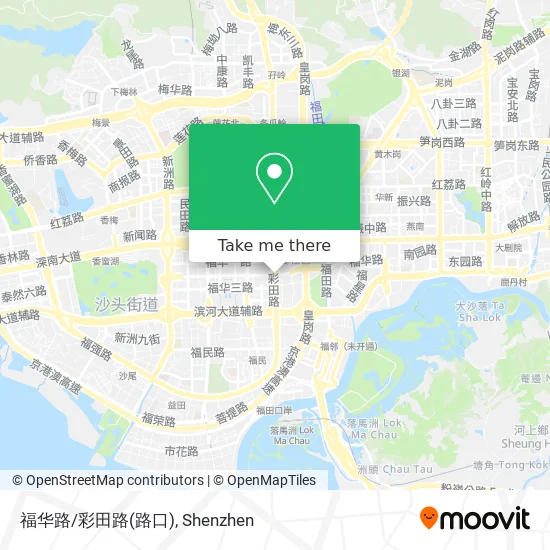 福华路/彩田路(路口) map