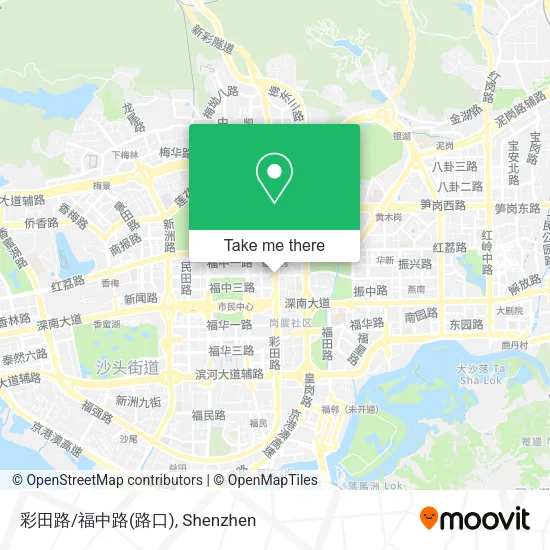 彩田路/福中路(路口) map