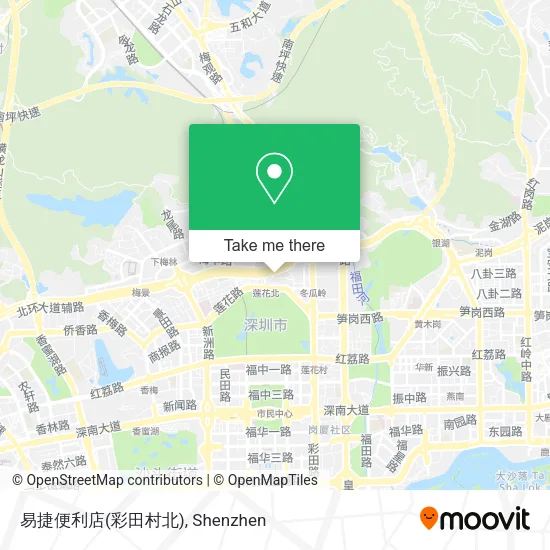 易捷便利店(彩田村北) map