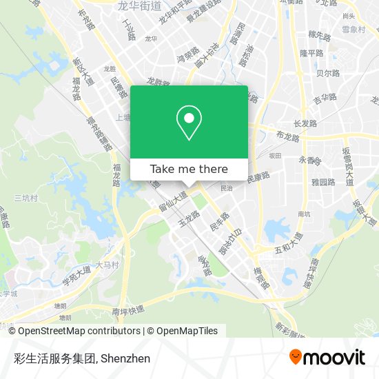彩生活服务集团 map
