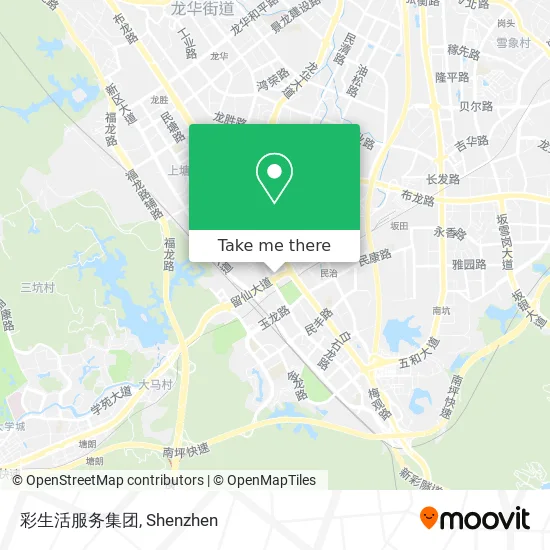 彩生活服务集团 map