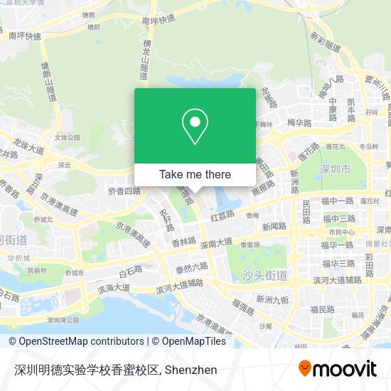 深圳明德实验学校香蜜校区 map