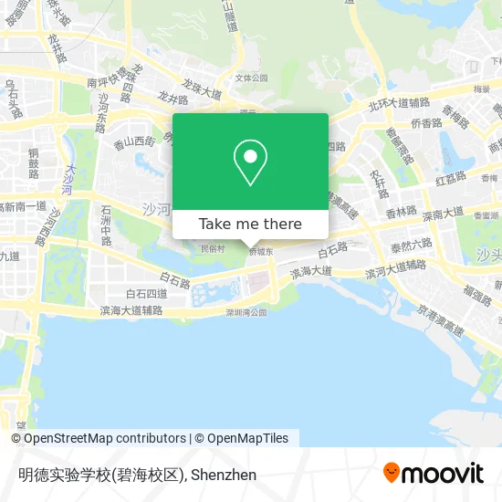 明德实验学校(碧海校区) map