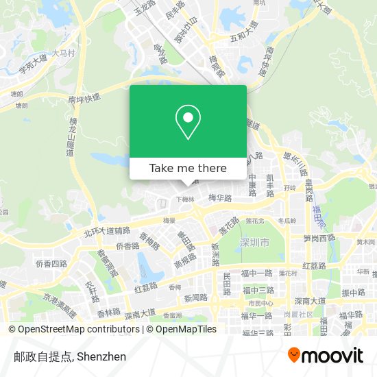 邮政自提点 map