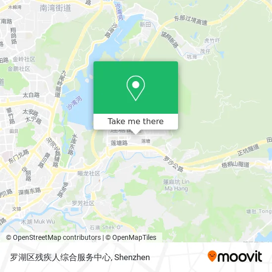 罗湖区残疾人综合服务中心 map