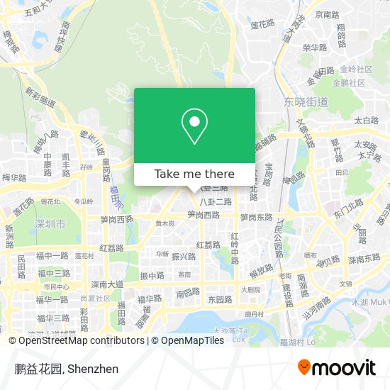 鹏益花园 map