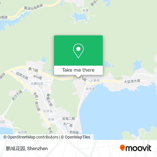 鹏城花园 map