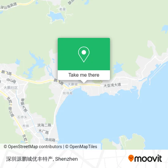 深圳源鹏城优丰特产 map