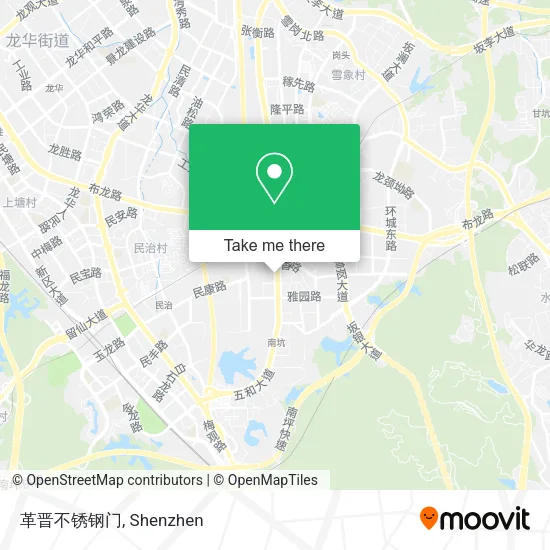 革晋不锈钢门 map