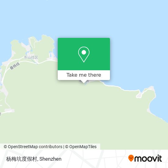 杨梅坑度假村 map