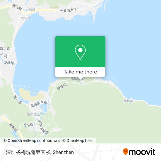 深圳杨梅坑蓬莱客栈 map